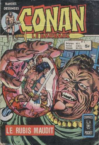 Scan de la Couverture Conan Comics Pocket n 4